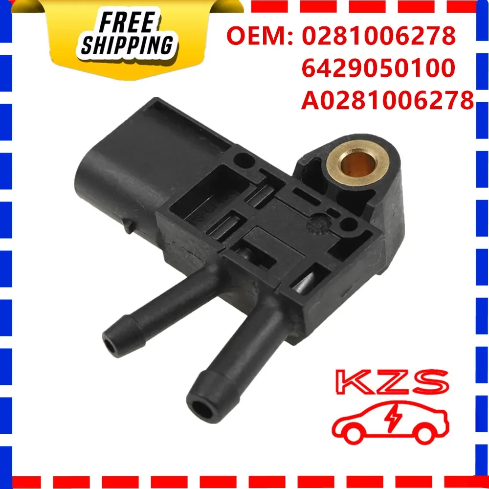 

281006278 6429050100 A0281006278 DPF Differential Pressure Sensor For Mercedes Benz C Class W204 2.1 Diesel MAP Sensor
