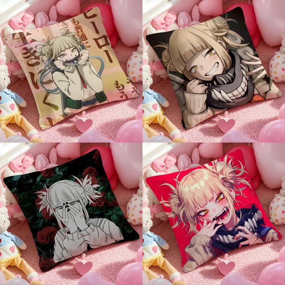 

Наволочка H-Himiko T-Toga из мягкой плюшевой ткани с двусторонним принтом, теплая зимняя наволочка для дивана