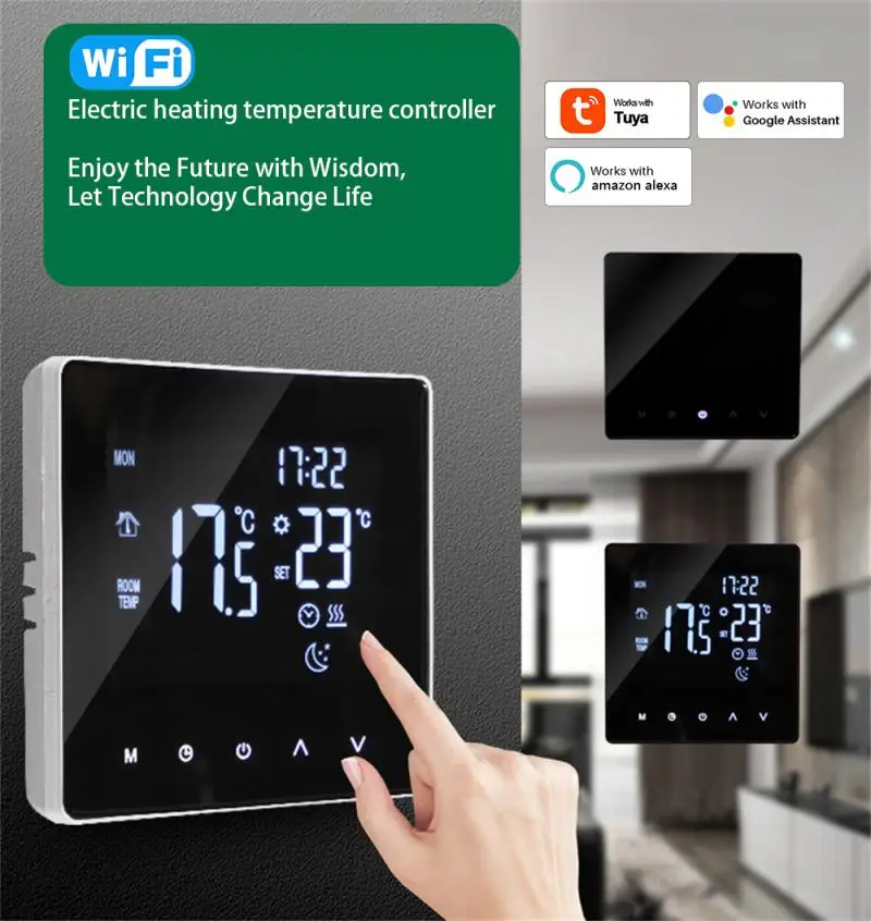 Tuya Smart WiFi/ Thermostat Electric Warm Floor Heating Water Gas Boiler Temperature Controller Alice Alexa Home