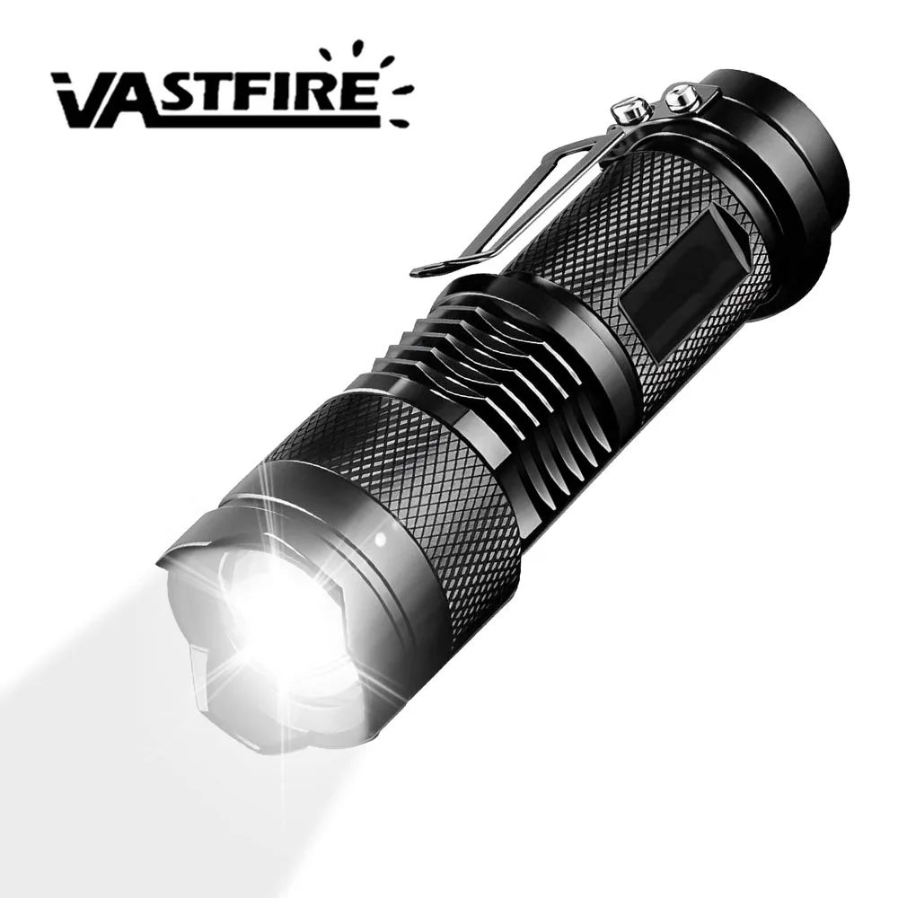 Mini Flashlight Zoom Red/Green/White Light Torch With Clip Hunting Bees Fishing Star Travel Hotel Camera Detector Lamp Torch