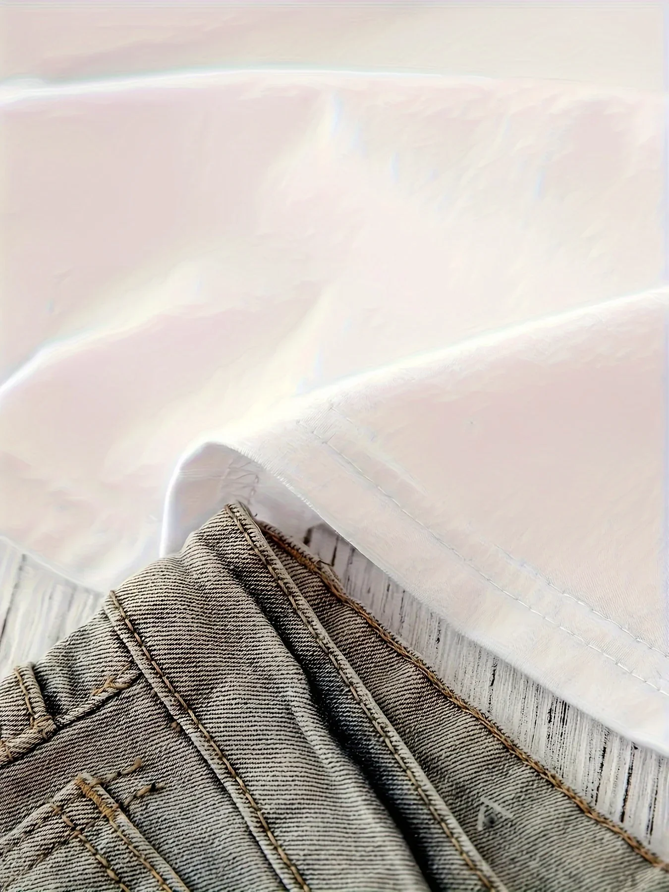 T-shirt à col rond imprimé figure et lettre, t-shirt décontracté à manches courtes pour le printemps et l'été, vêtements pour femmes