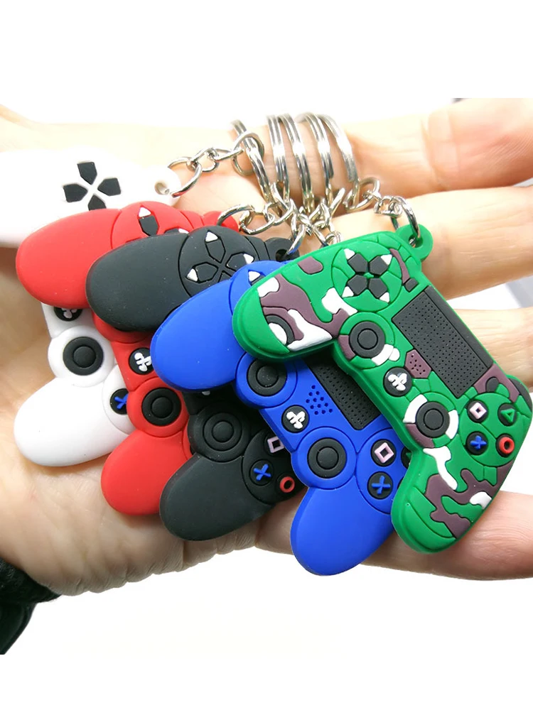 2025 nouveau Style Machine de jeu porte-clés et porte-clés mignon manette de jeu Joystick porte-clés sac voiture suspendus ajustement hommes garçon en gros