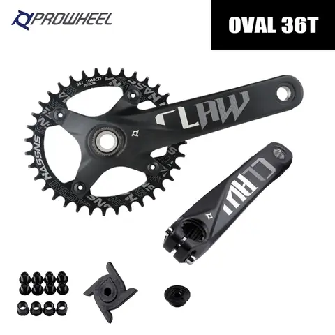 PROWHEEL Vevparti Hollowtech MTB Vev 104BCD 170/175MM Vevparti För Cykel Integrerad 32/34/36/38/40/42T Med Vevlager 8 best sales Hollowtech 2 - №8