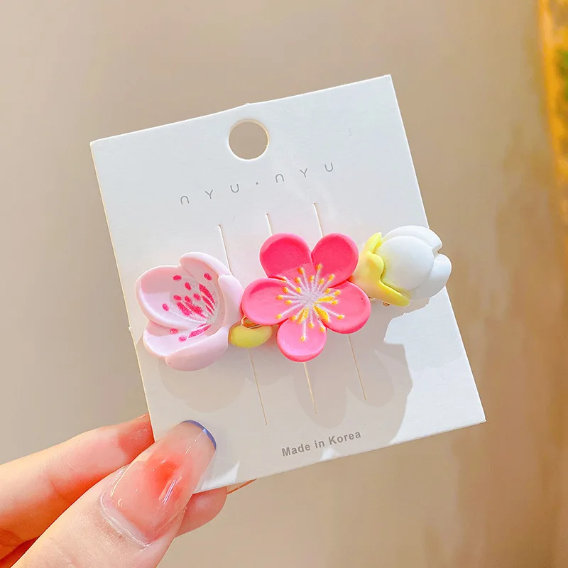 Pinzas para el pelo con flores pequeñas para niña, accesorios bonitos para el cabello, pinzas para el pelo para niño, pasadores, horquillas para niño