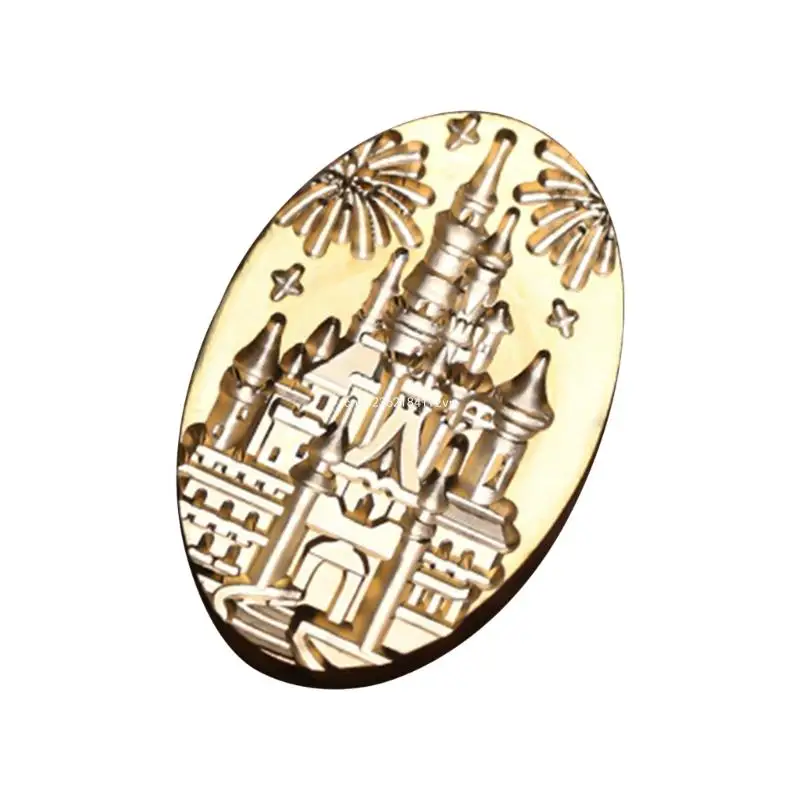 Exquisite European Castle Wax Seal Stamp Brass Head Corrosion resistant Dropship