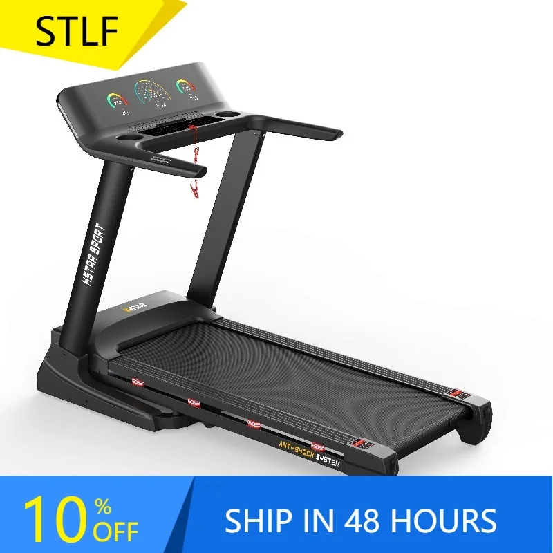 YTYIN آلة المشي للمنزل الكهربائية محرك القلب مع شاشة LED للياقة البدنية الجسم