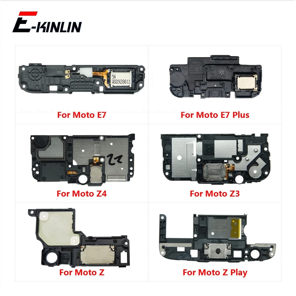 Main Back Buzzer Ringer Loud Speaker Loudspeaker Flex Cable For Motorola Moto E7 Plus Z Z3 Z4 Play