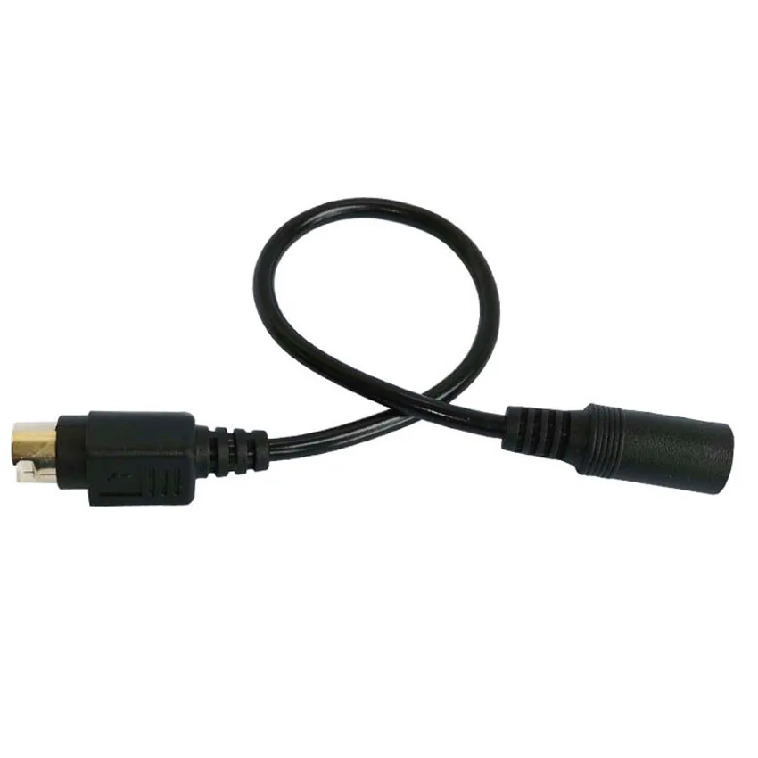 1pc Female 5.5*2.5mm to male 3-Pin / 4-Pin Cable Lead For SATO TG-5011-19V-ES Just a 4-Pin cable For TV LCD VCR power supply