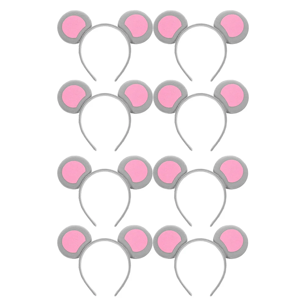 

Повязка на голову с ушками животных, повязки на голову для женщин, костюм мыши для косплея, костюмы на Хэллоуин с ушками