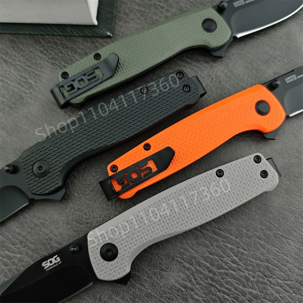 D2 TERMUNUS XR Multifunctional Folding Knife Nylon Fiber Handle High Quality Outdoor EDC Camping Hiking Hunting Tools