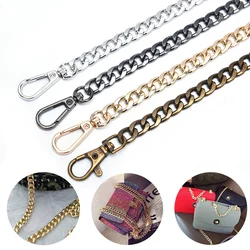 Metal Aluminum Bag Chain Replacement Parts Accessories For Hand-Woven Shoulder Handbag DIY Handmade Detachable Straps