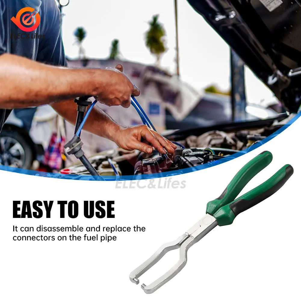 Professional Gasoline Pipe Joint Pliers Filter Caliper Oil Tubing Connector Disassembly Tools Quick Removal Pliers Clamp Repair