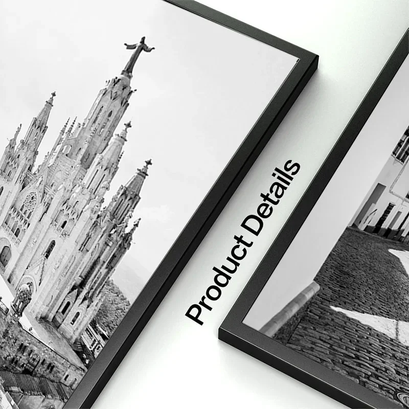 Madrid Spain Wall Art Poster Street Scenery Canvas Paintings on The Wall Posters and Prints for Living Room Home Decor Pictures