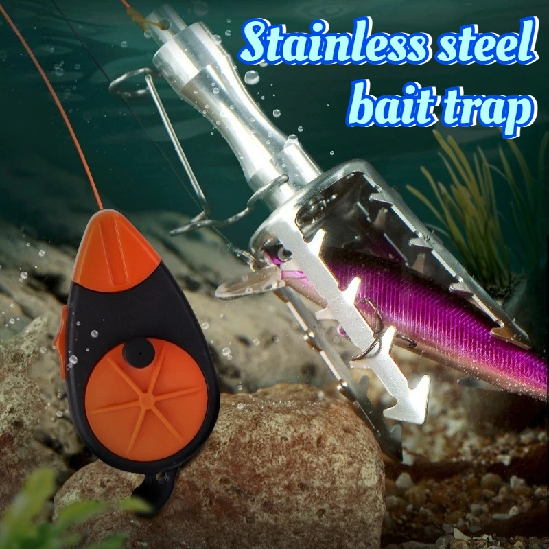 

Outdoor Bottom-hanging Fish Bait Rescuer Portable Stainless Steel Bait Graber Fishing Gear Accessories Fishing Tackle Supplies