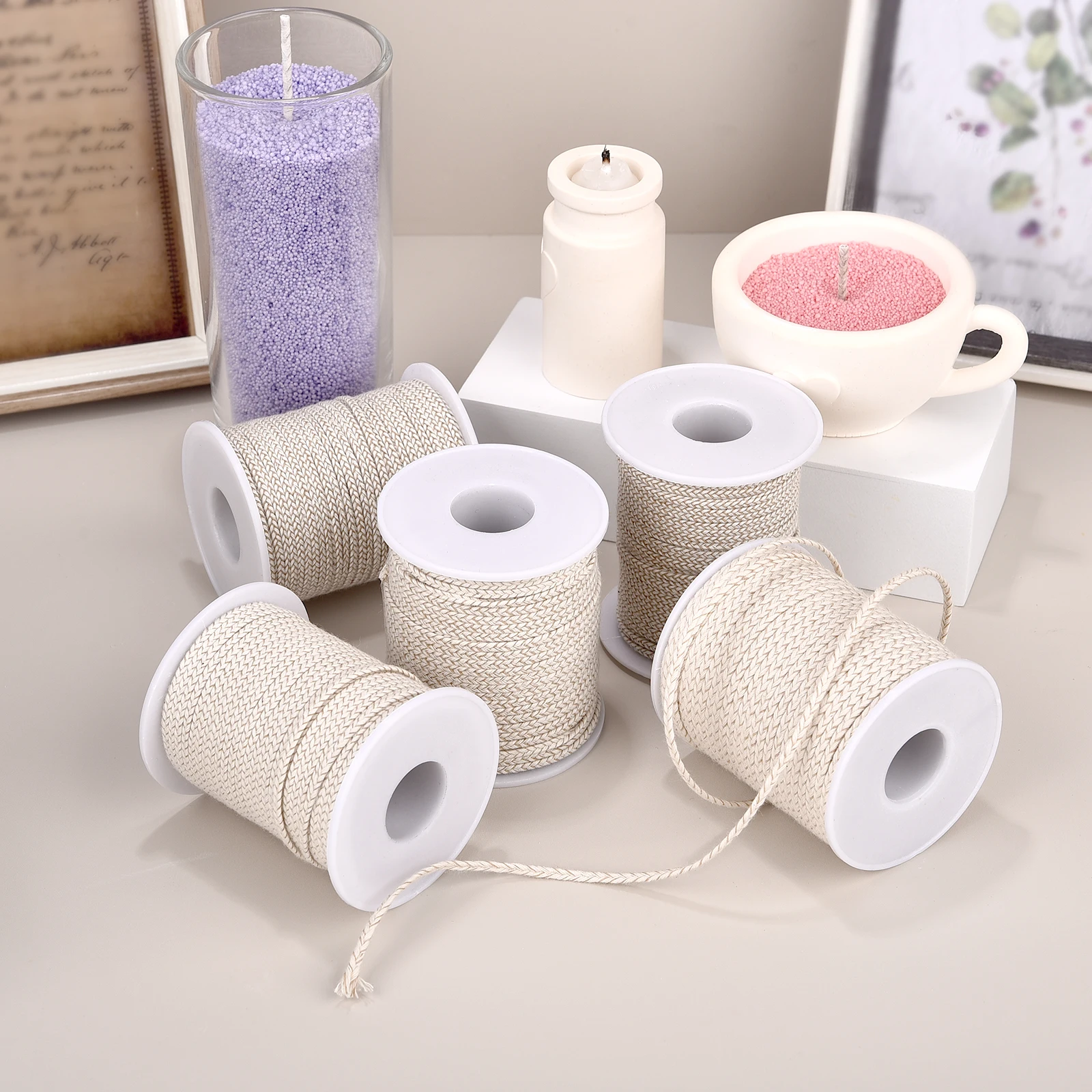50 Meters/Roll White Candle Wi - Candle Wax Scale 评论和价格