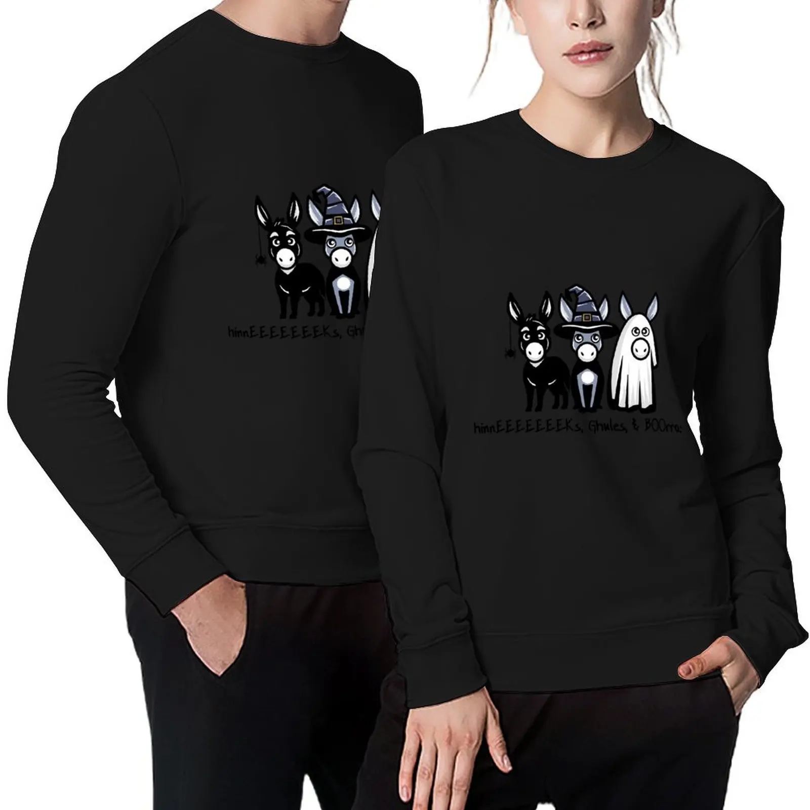 

Happy HEE-HAWlloween Pullover autumn new products mens clothes fashion men men's autumn clothes sweatshirt for men
