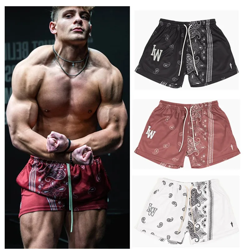 Men Mesh Shorts Breathable Lightweight Slim Fit for Men Gym Workout Fitness Short Pants Men