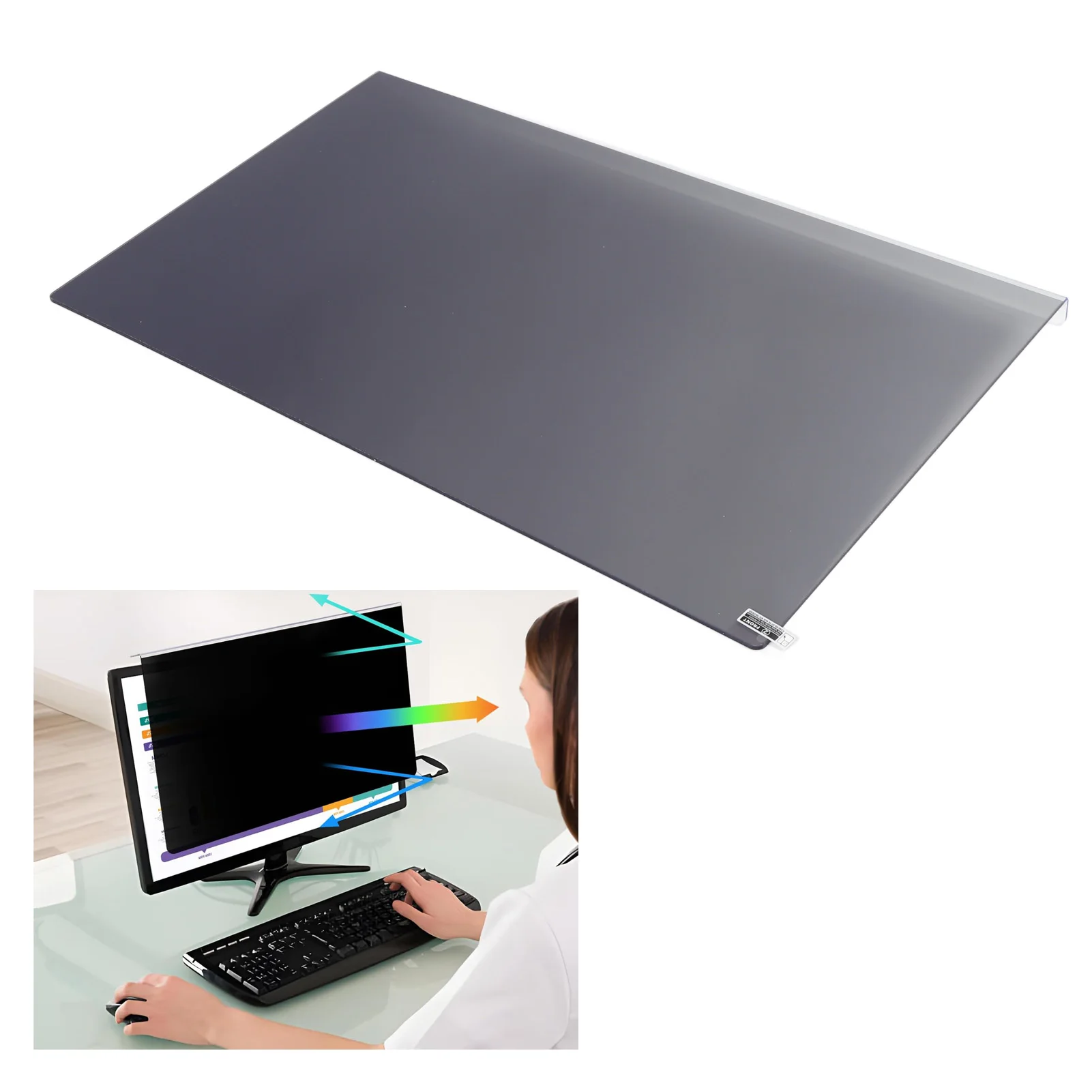 

24-дюймовый фильтр для экрана компьютера, защита от синего света, защита от УФ-излучения для широкоэкранного монитора 23 дюйма 23,6 дюйма 23,8 дюйма 24 дюйма 16:9