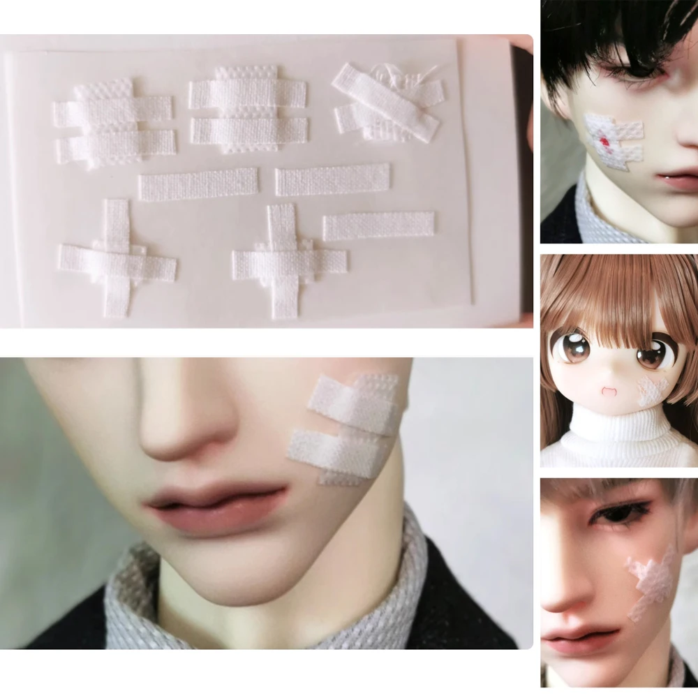 D09-P325 children handmade toy    1/4 1/3 uncle BJD Doll accessory white Bandage 1set