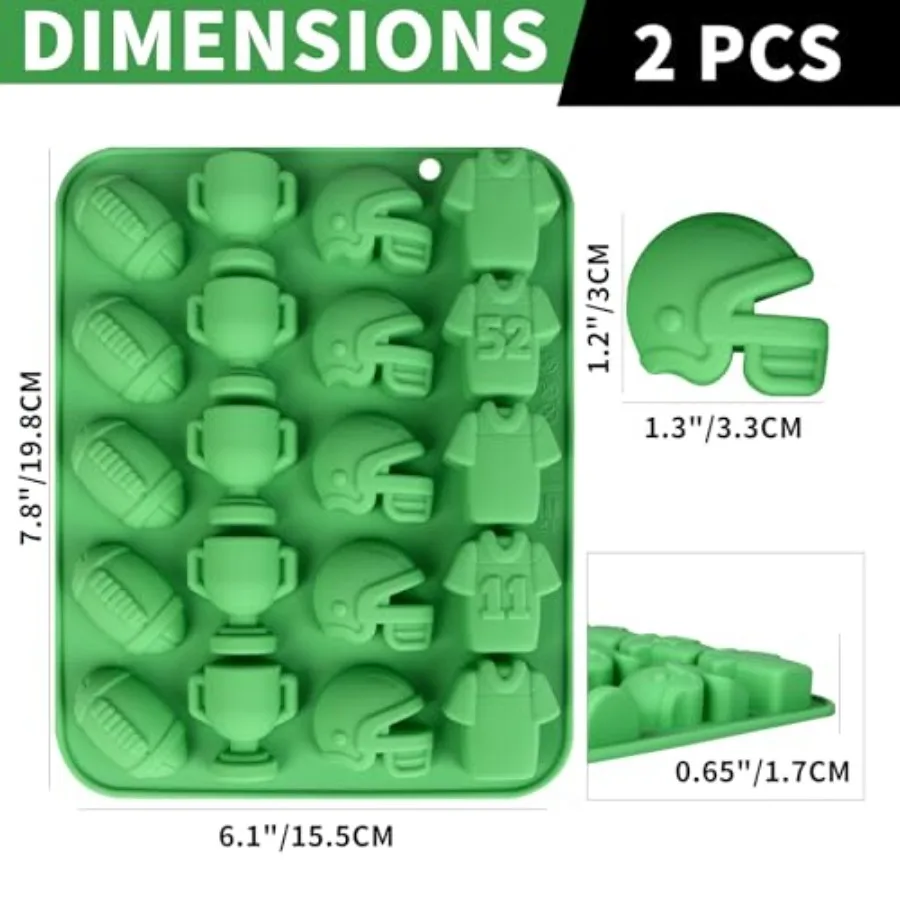 قالب شوكولاتة الخريف مكون من قطعتين من قوالب حلوى الخريف المصنوعة من السيليكون لقالب الخبز لتزيين الكب كيك والكب كيك