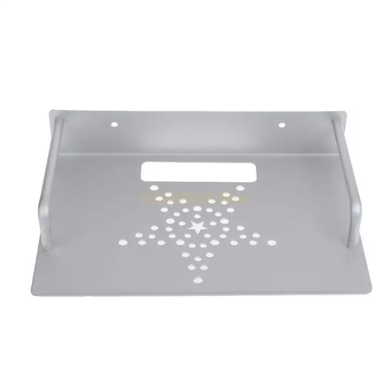 F62C 범용 미니 프로젝터 트레이 브래킷 벽 알루미늄 홀더 스피커 스탠드 벽 마운트 박스 라우터 브래킷