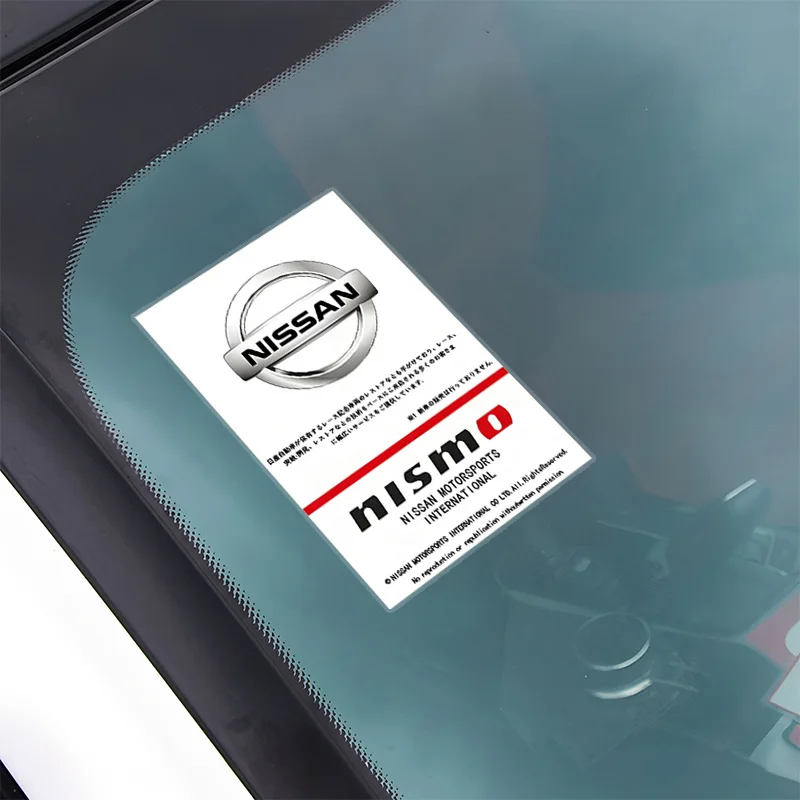 New JDM Sticker FitFor Nissan Magnite Qashqai Ariya X-Trail/Rogue Kicks Sentra Altima The Windshield Of a Car Electrostatic Film