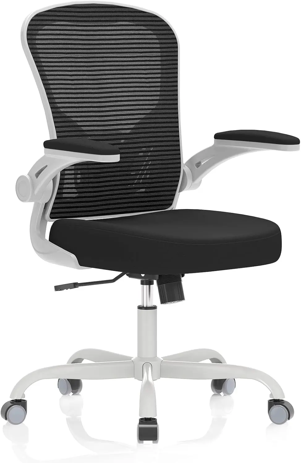 

Office Chair, Ergonomic Desk Chairs 330Lbs Acity High Ba Mesh Computer With Flip-Up Armrests, Comfy Work With Adjustable Lumbar