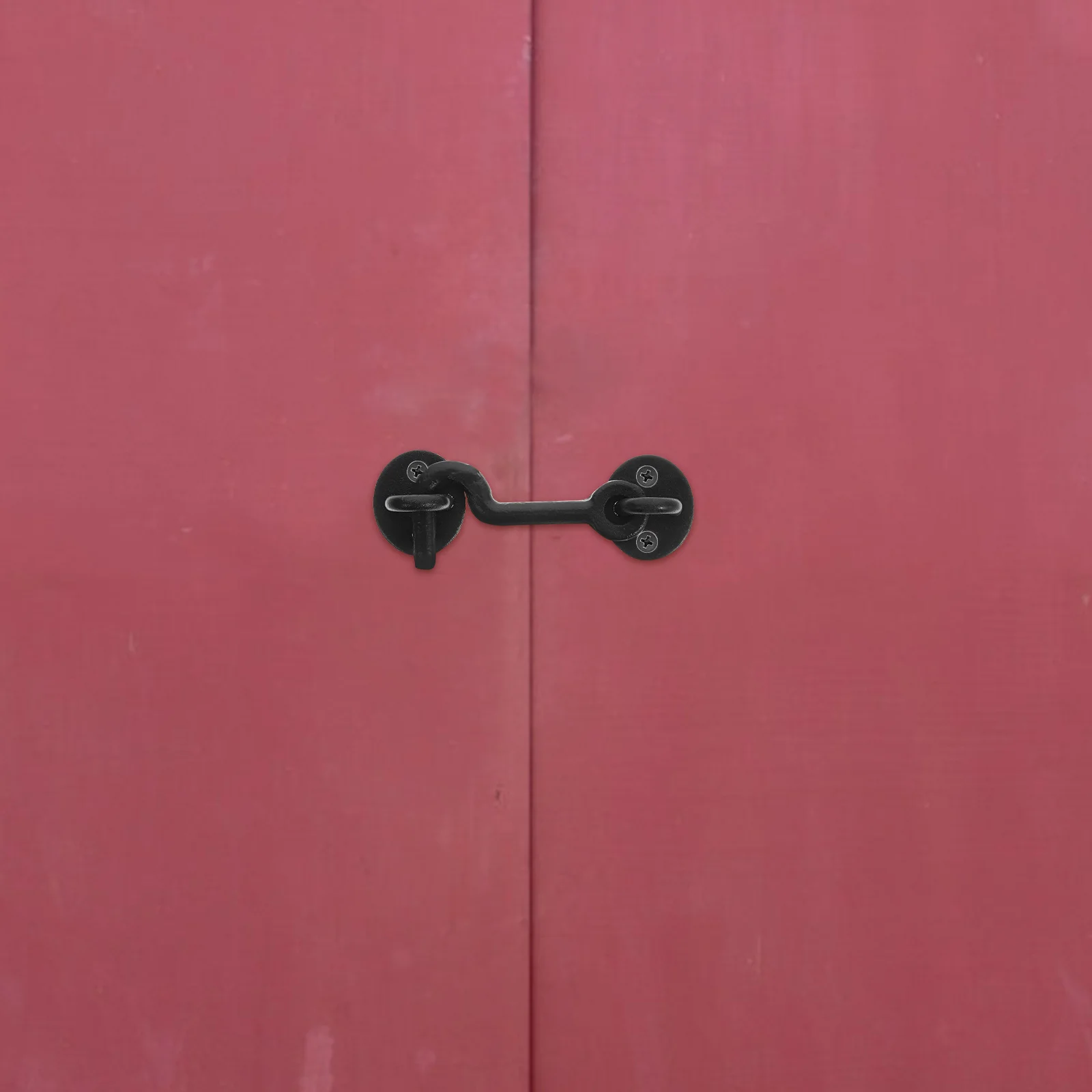 

1Set Cast Iron Wind Latch Rust Resistant Heavy Duty Elegant Home Decor Screws Included Latch Hook Cabin Hooks