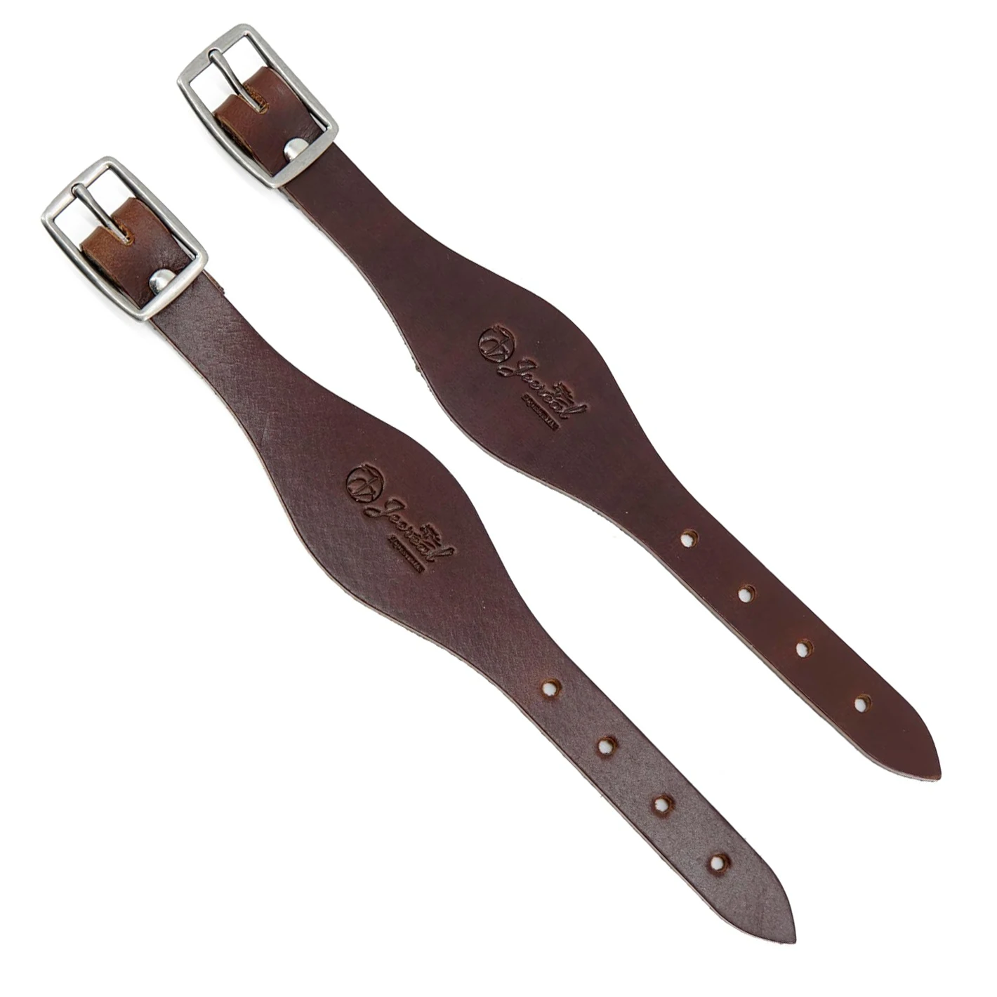 Leather Fender Hobbles | Leather Western Saddle Stirrup Replacement Hobbles, Heavy Weighted Harness Leather