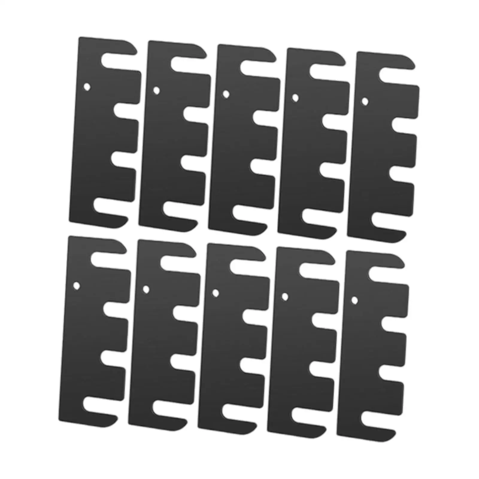 10x cuñas de bisagra de puerta, juntas de repuesto, Kit de reparación de bisagra de puerta, espaciadores de bisagras para gabinete, montaje de cajón de habitación de casa