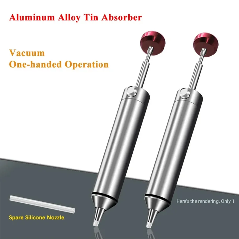 1 세트 솔더 제거 도구 진공 흡입 강력한 흡입 정전기 방지 실리콘 노즐