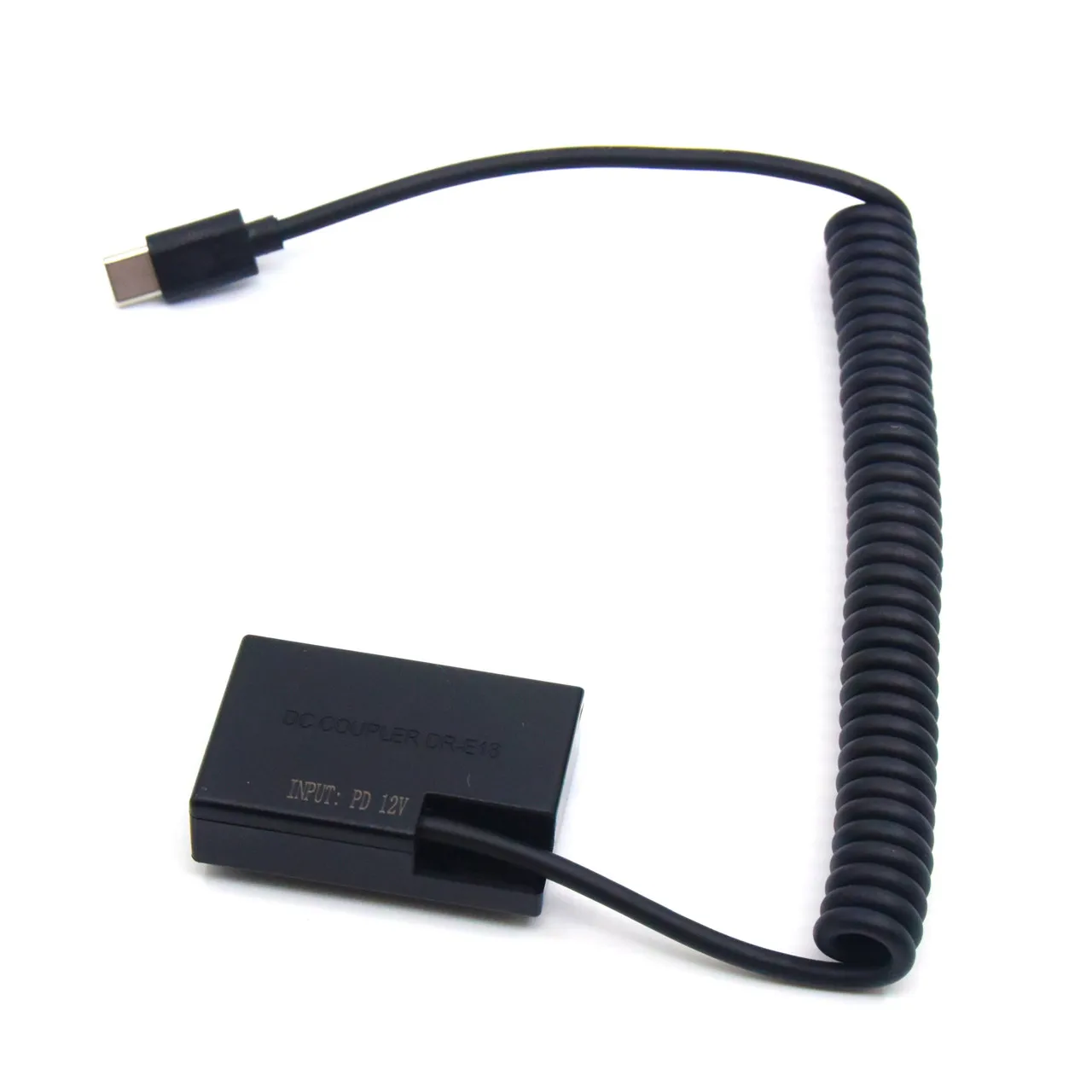 PD USB Type C Adapter Cable to ACK-E18 DR-E18 DC Coupler LP-E17 Dummy Battery For Canon EOS 250D 750D 760D 850D Kiss X9i X10 X8i