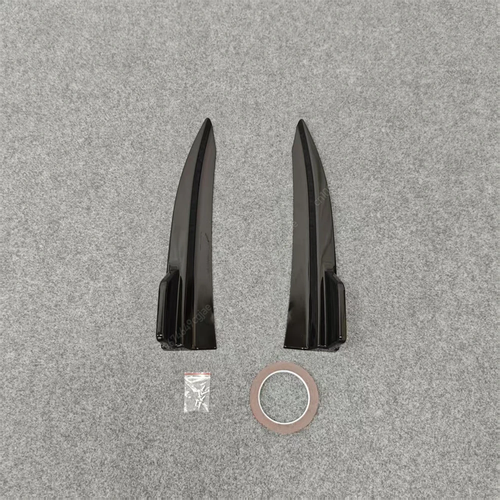 Rear Bumper Diffuser Side Splitters For BMW 3 Series G20 G21 320i 325i 330i M-Sport 2019-2022 ABS Black / Carbon Look Body Kits view 4