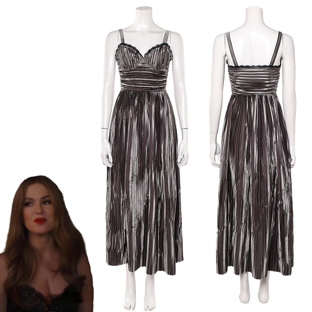 

Косплей Henley Reeves Now You See Me, фэнтезийное платье для косплея, костюм из фильма 2025 года, маскировка на Хэллоуин, женские праздничные наряды для взрослых