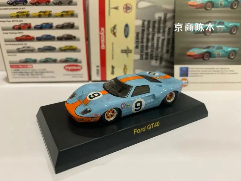 1/64 KYOSHO  forFORD GT40 MK2 #1 #9 LM F1 RACING 1966  Collection of die-cast alloy car decoration model toys