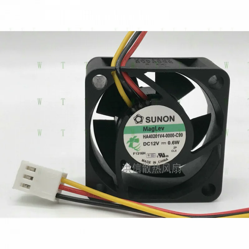 

H 1 шт. для вентилятора SUNON HA40201V4-0000-C99 DC 12 В 0,6 Вт 4020 4 см 3 контакта