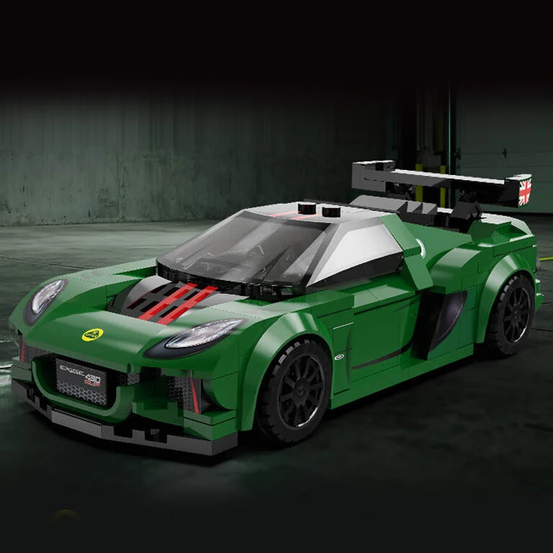 

1:24 Cup 430 Exige Sport Racing Car Building Blocks Champion Supercar Vehicle Brick Model Kit Boys Toy Adults Kid Gift 319PCS