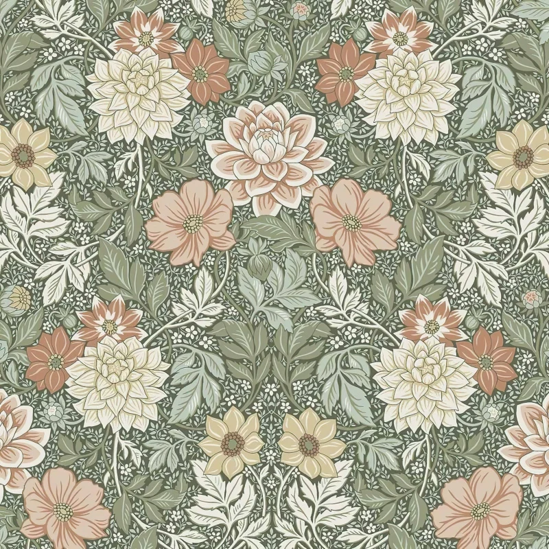 Custom vintage flowers wall stickers decoration Mural Wallpapers for Living Room TV Sofa Bedroom 3D mural Wallpaper Home Decor