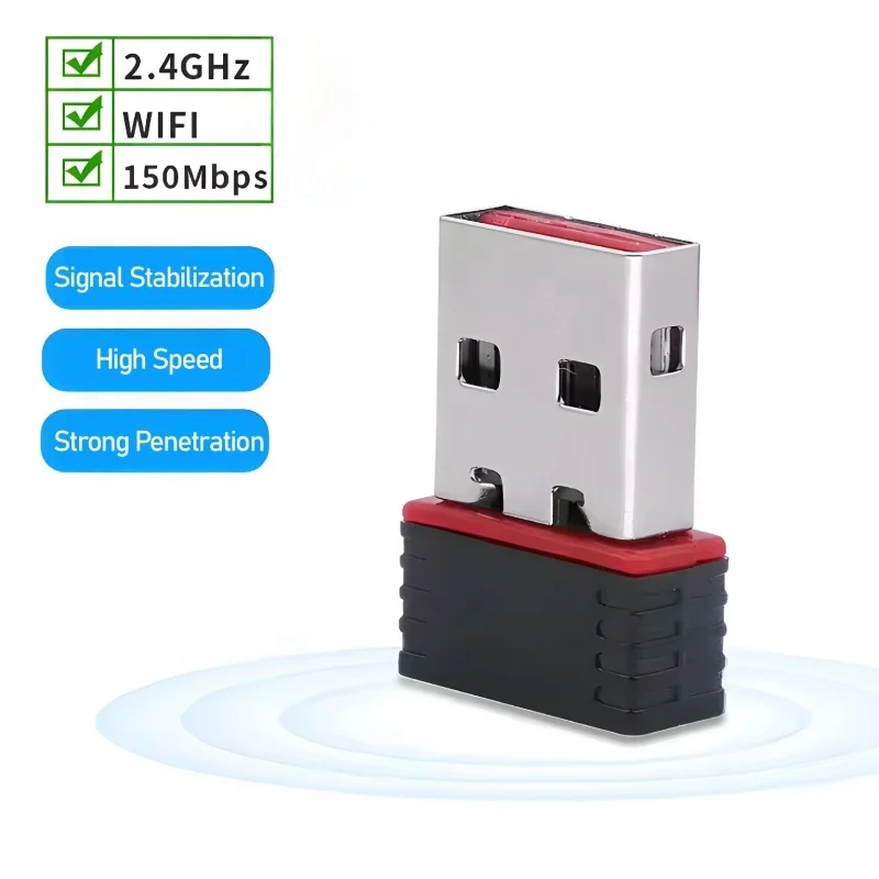 Bulk Sale Usb Wifi Adapter 150Mbps Wireless Usb Wifi Dongle Usb Wireless Network Cards With Rtl8188 Chipset
