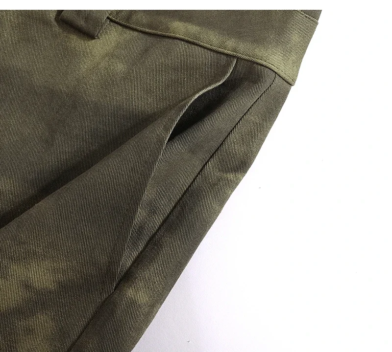 American Camouflage Cargo Pants Women Summer High Waist Loose Slim Straight Wide Leg Pants Streetwear Vintage Y2K Trousers