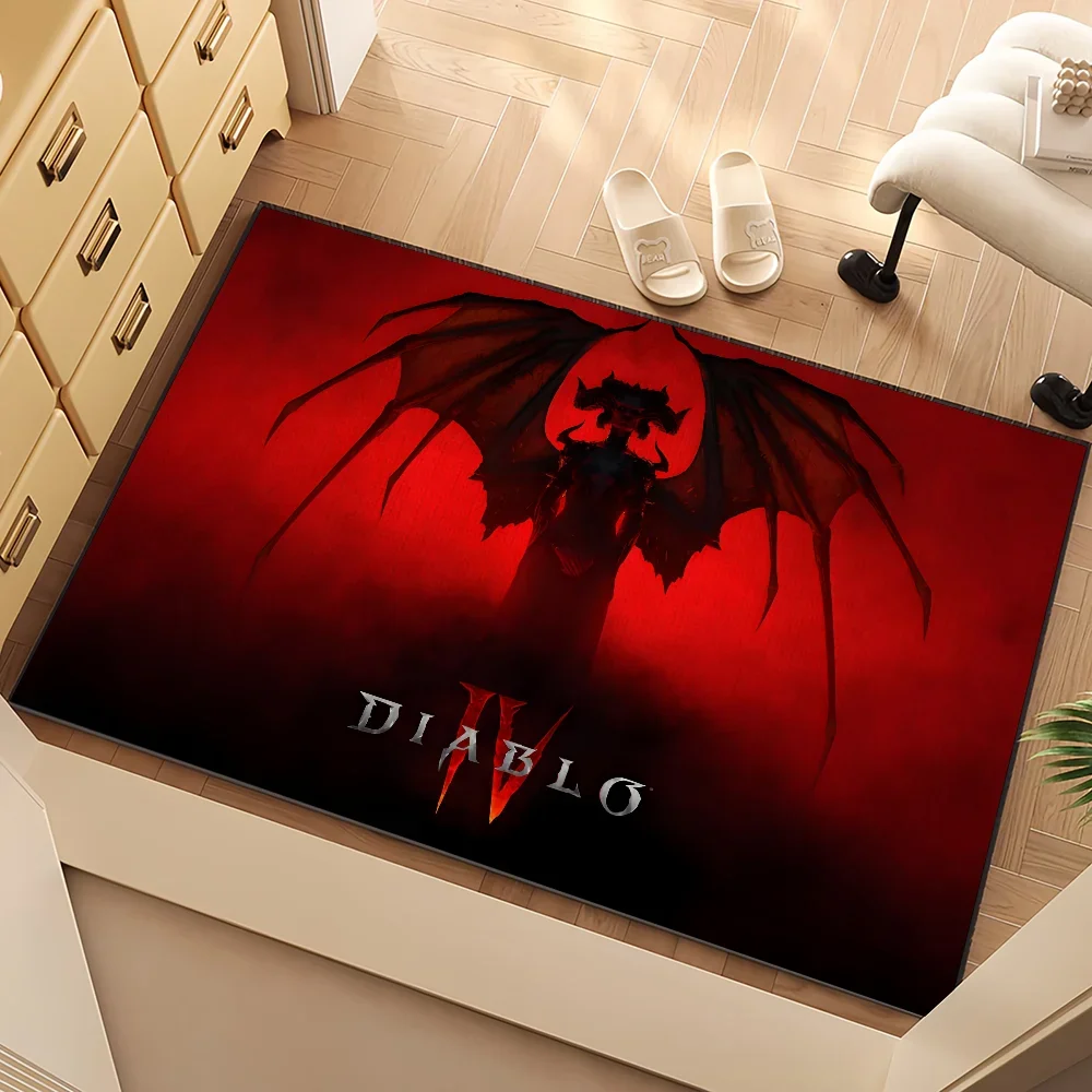 

Нескользящий игровой коврик Diablo 4, для прикроватной тумбочки, кухни, ванной, гостиной, спальни, большой ковер, декор