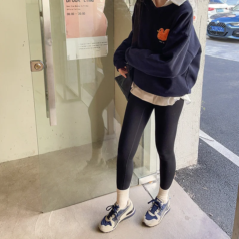 Pantalones Deportivos IrisO Primavera Verano con Logotipo, Ajuste Libre, Levanta Glúteos, Sin Líneas Incómodas, Sin Rastro, de Nailon, Largos