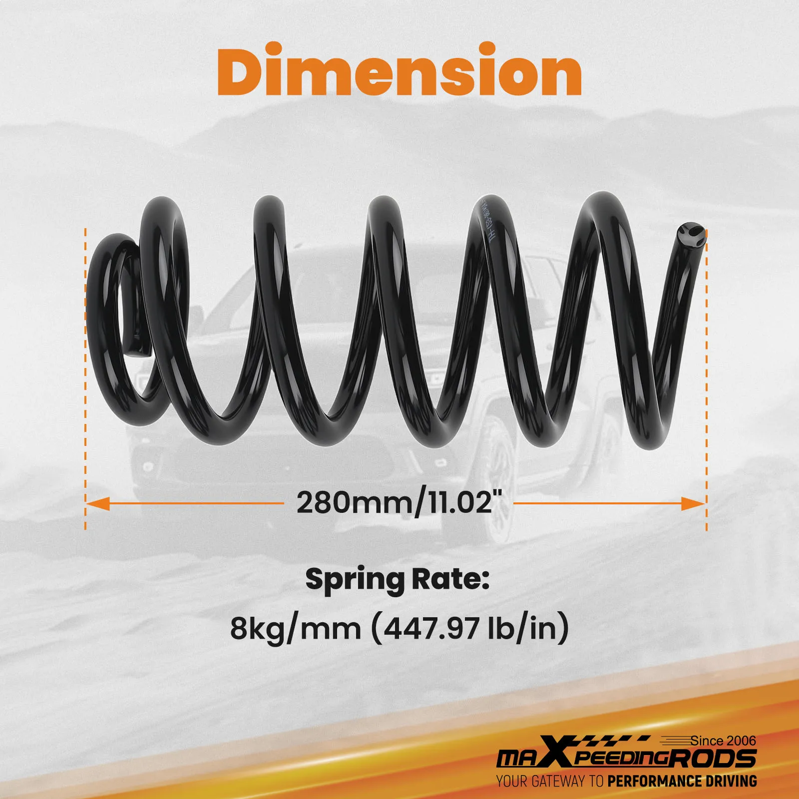 طقم خفض التعليق الأمامي مقاس 3 بوصات لسيارة Ford Ranger 2WD 1983-1997 Drop Springs