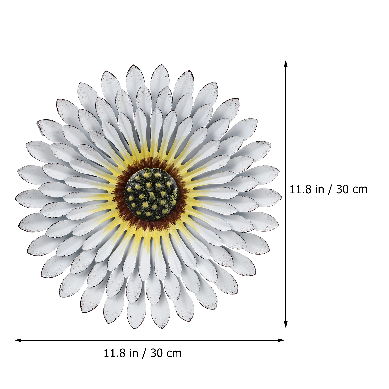 

Decor Decoration Artificial Flower Garden White Iron Home Decorations Indoor Room Wall Hanging Ornament Simulation