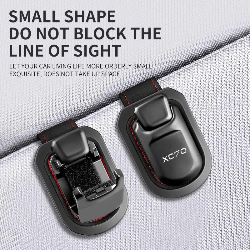 

For Volvo XC70 light frame mats interior headlights body kit Accessories Car Sun Visor Glasses Case Glasses Sunglasses Holder