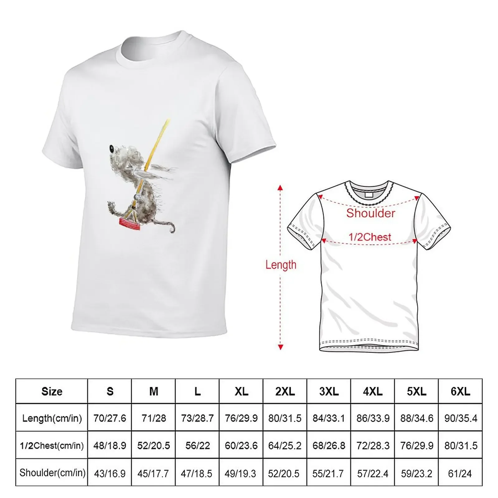 Dog on a Swing, Bedlington Terrier T-Shirt anime tshirt plus size clothes anime shirts men