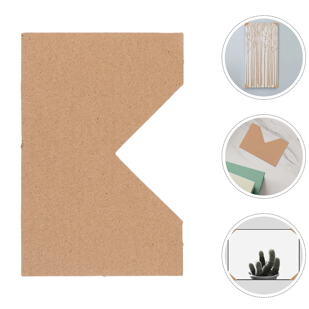 40Pcs Cardboard Corner Protectors Frame Edge Guards for Photo Painting Scrapbook Album Protection during Shipping Moving Storage