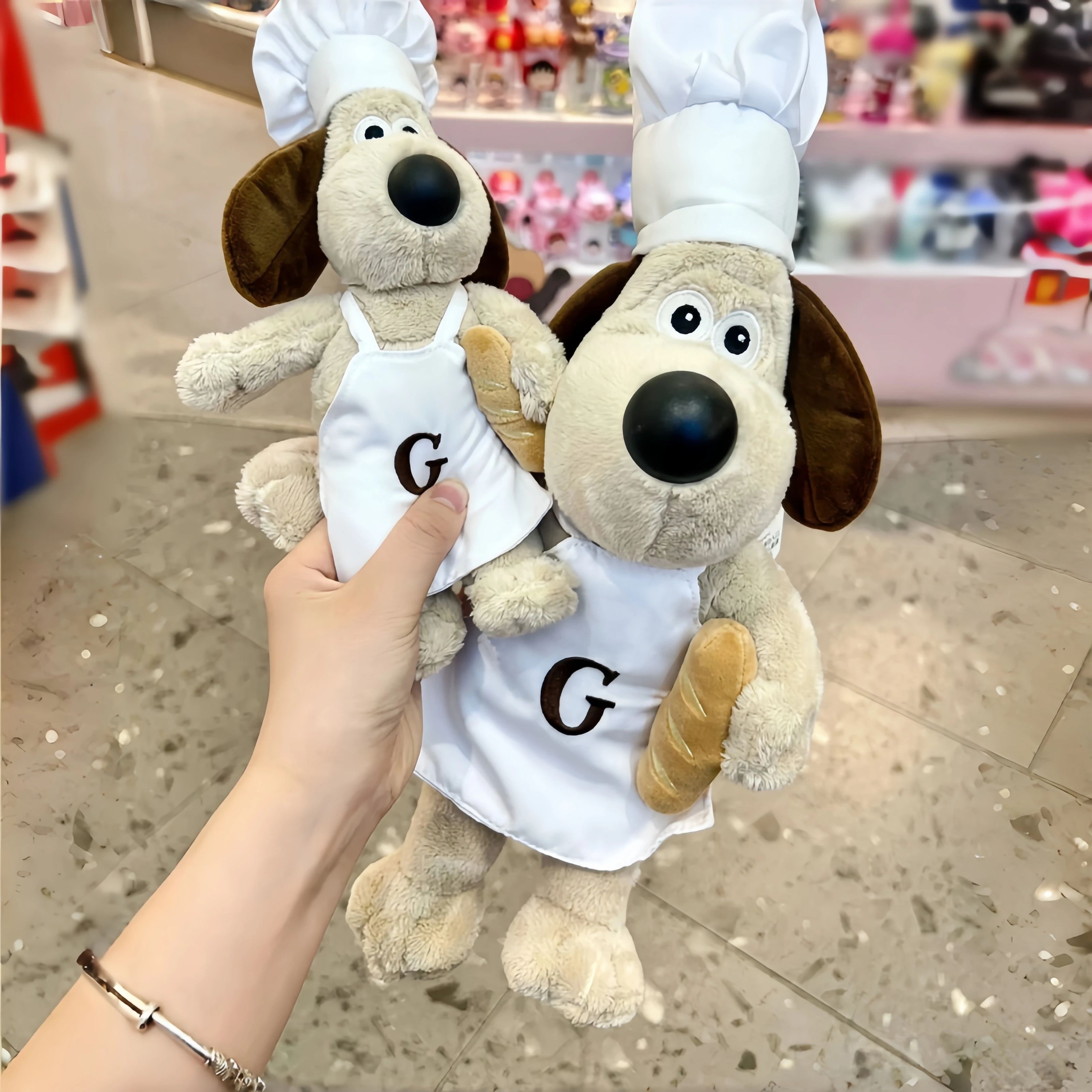 

Оригинальные плюшевые игрушки Wallace and Gromit, аниме, милый щенок, мягкие куклы, каваи, домашний декор, детский подарок на день рождения, сумка, подвеска, брелок