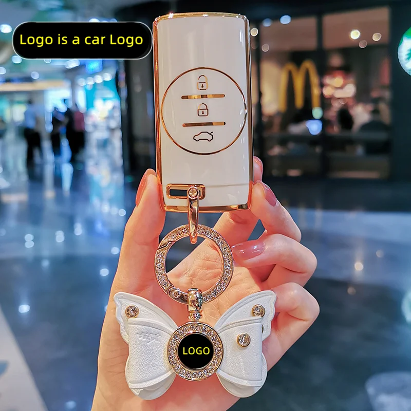 غطاء حماية لمفتاح السيارة عن بعد من مادة البولي يوريثان الجديدة ، غطاء حماية لشيري تيجو 4 5X 7 Pro 8 2 3X إكسيد Txl Tx Lx أريزو 5 برو Gx EQ7 2021 #1