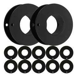 12 Pcs Wear Resistant Plastic Wire Spool Replaceable Thread Bobbins Compact Threader Sewing Machine Clear Empty Spools Mini